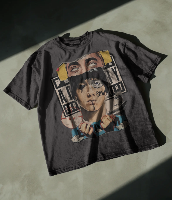 Unisex Acid Washed Oversized Tee